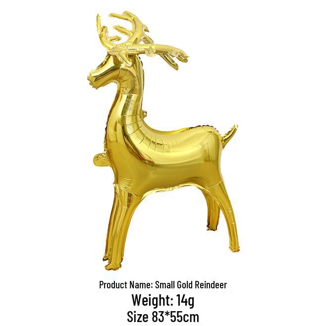 

Алюминиевая фольга Рождественские воздушные шары: Украшения Снеговик, Санта, Елка и Олень