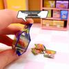 Dollhouse Wawa House 1:12 Miniature Kitchen Scene with Handmade Shrimp Cracker Toy
