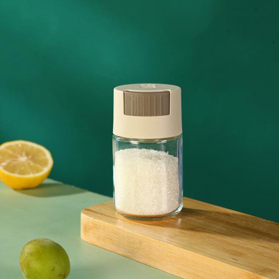 Glass Salt Shaker with Moisture Resistant Seal Easy Refill Transparent Design Food Grade Seasoning Jar