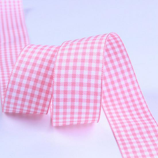 Gingham and Houndstooth Ribbon Bows for Hair Accessories, Gift Wrapping, and Crafts.