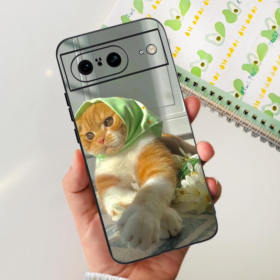 For Google Pixel 8A Case Pixel8 Pro New Fashion Painted Cover Soft Silicone Phone Case For Google Pixel 8 Pro Pixel8A Funda Capa