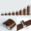 Wood Grain Self-Adhesive Veneer: 10m Decorative Strip for Covering Blemishes and Holes on Floors, Doors, and Furniture.