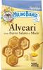 Shortbreadkoekjes met gezouten boter en honing Mulino Bianco Alveari 300g