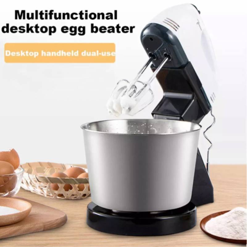 7-Gang Automatischer Elektrischer Standmixer Lebensmittelmixer Teigkneter Mit Rührschüssel Für Das Backen Zu Hause