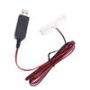 AA Battery Eliminator Cable with Type-C Converter USB or Type-C Input 5V2A  AA Dummy-Battery Output 1.5V/3V/4.5V/6V