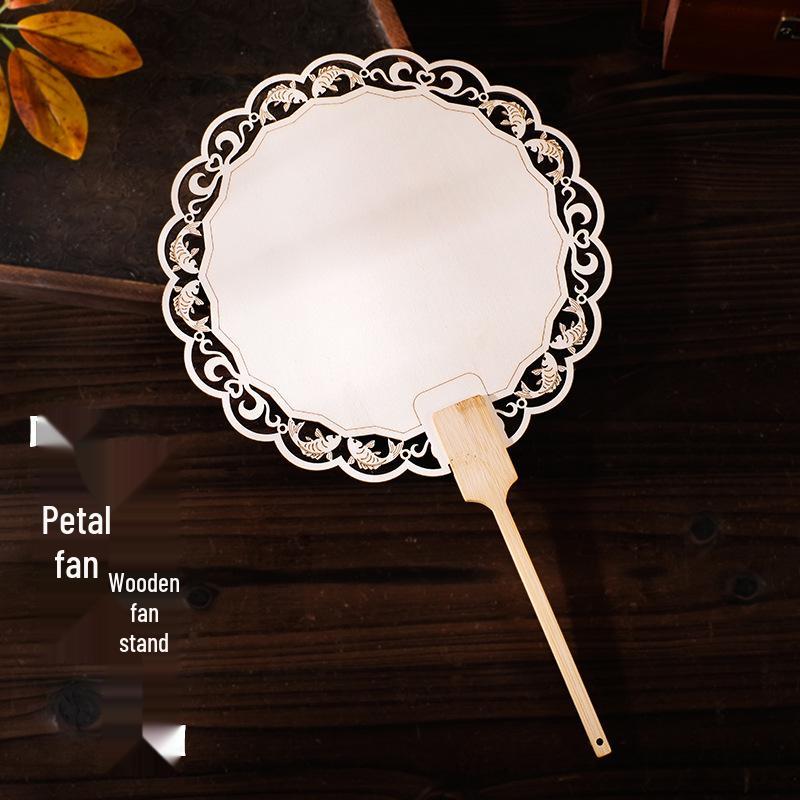 Handmade DIY Song Jin Pearl Fan Kit – Chinese Style Gift for Mother's Day, Team Building, and Salons
