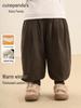 Kaka Panda Kids' Winter Warm Cotton Pants - Thickened Long Pants for Boys, Girls, Toddlers, and Babies.