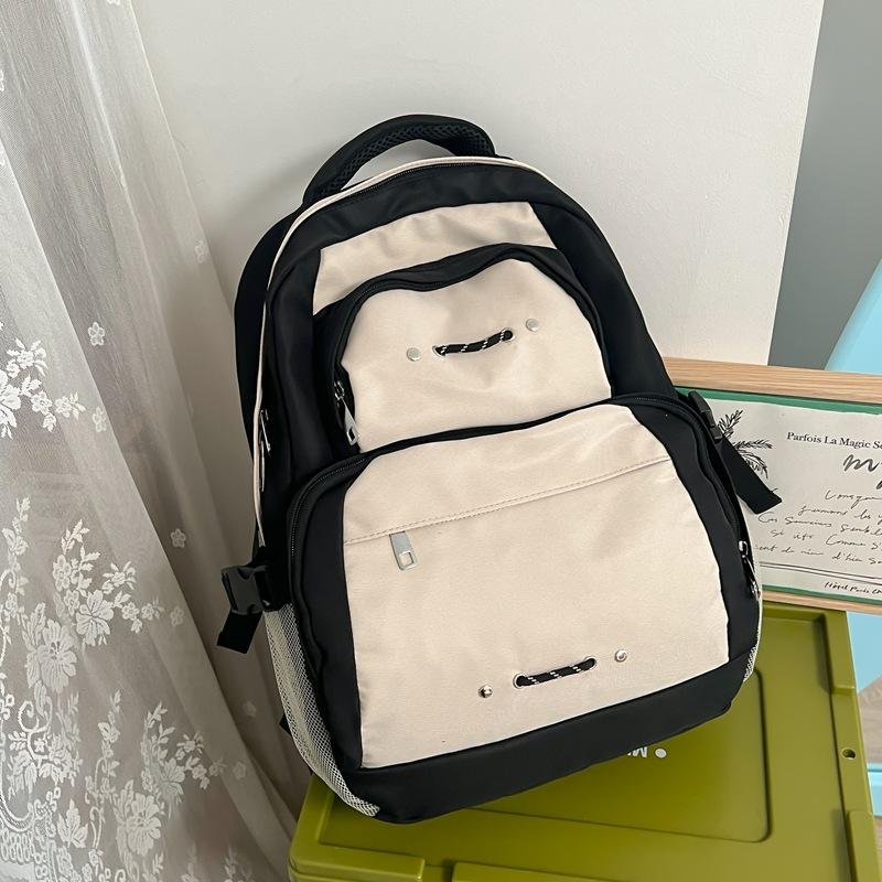 Travel American Backpack Large Capacity Mountaineering Bag Junior High School Student Schoolbag Men'S Computer Bag Sports Outdoor Backpack Women