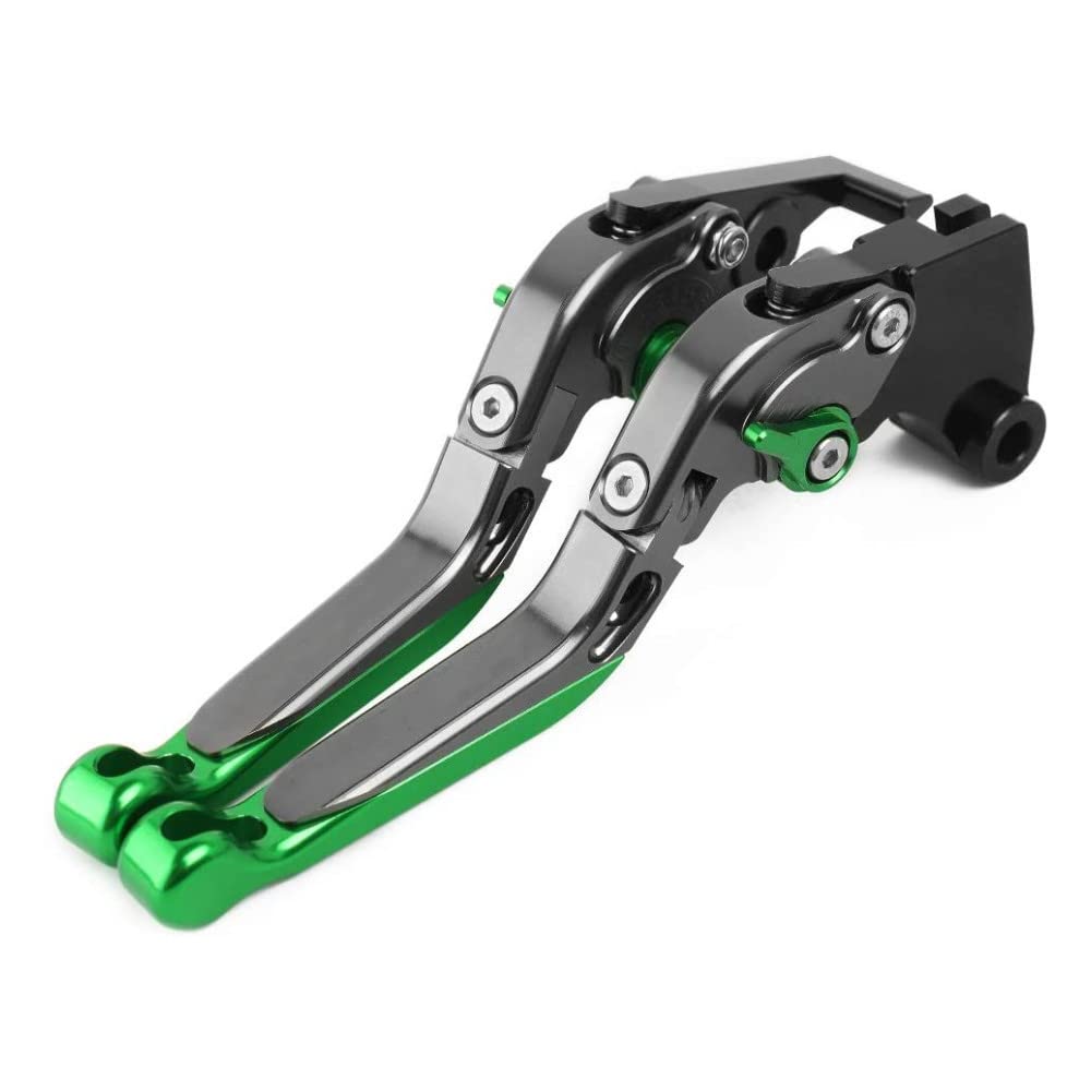 6 Stage Adjustable Aluminum Brake Levers & Clutch Levers for Z125 Ninja250/R/SL Z250/SL KLX250/125 D Tracker X/125 Ninja400 Z400 18-20
