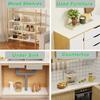 Shelf Liners for Kitchen Cabinets Adhesive - Waterproof Contact Paper Peel and Stick - Non Slip Drawer Liners Self Adhesive - Removable Cabinet Liner