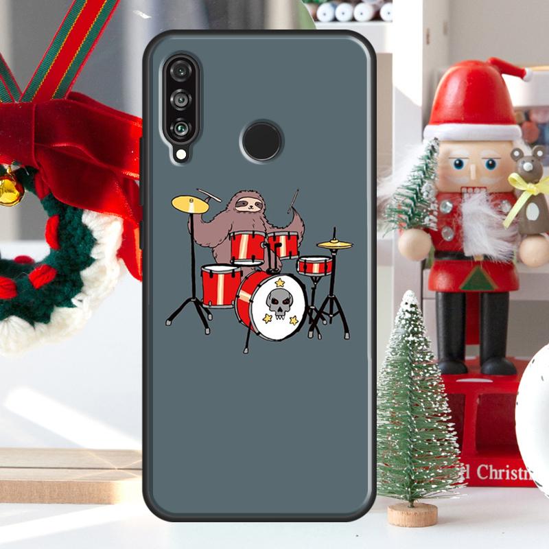 Musical Instrument Drum For Huawei Nova 9 10 SE 11 Pro Y60 Y70 Y90 Y61 Y91 Y72 Y73 12i 11i 8i P20 P30 P40 Lite Case