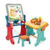 Smart Cat Children'S Multi-Functional Building Block Table Magnetic Painting Graffiti Writing Small Blackboard Puzzle Assembly Toy