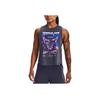 Under Armour Project Rock Worldwide Letter Print Loose Soft Quick-Dry Sweat-Absorbing Sleeveless Top Women tops 1373775-558
