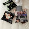 Classic Band D-Deftones Office Cushion Pillowcase Car Cushion Cover45X45CM Lumbar Pillowcase Sofa Pillowcover