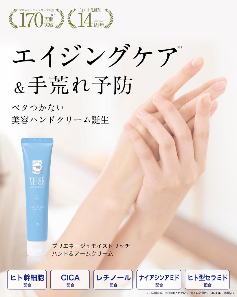 Hand Cream 40g with CICA and Human Stem Perfect As a Pliénége Retinol, Niacinamide, Ceramide, Cells. Gift.