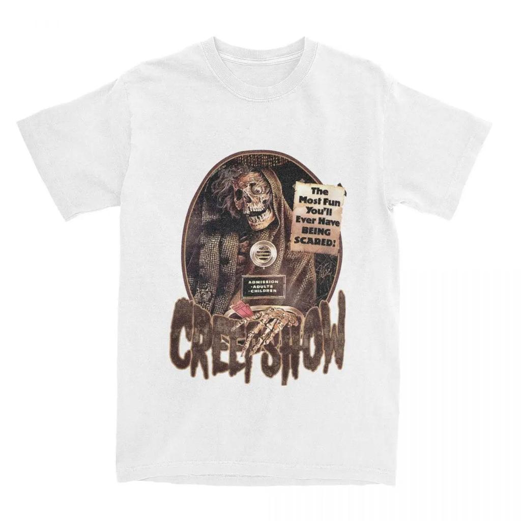 Summer Men Women's Creepshow The Most Fun T Shirt Accessories Scary Creepshow Movie Lover Fans  T-shirt Clothes Tee Shirt