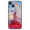 Merry Christma Gift Girl Case for Apple iPhone 11 XR XS X 14 Plus 7 8 6S 13 Pro Max SE 12 Mini 14Pro 7+ Silicone Matte Capa