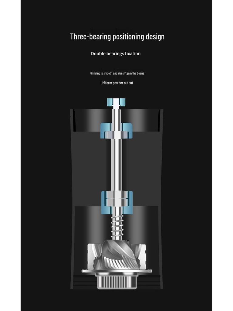 Hand-Crank Waistline Coffee Grinder - Small Household Hand-Pour Coffee Bean Grinder