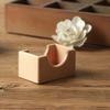 6 Stück/Set Japanischer Stil Tassenuntersetzer Rund Isoliert Tischset Teegeschirr Holz Untersetzer Geschirr