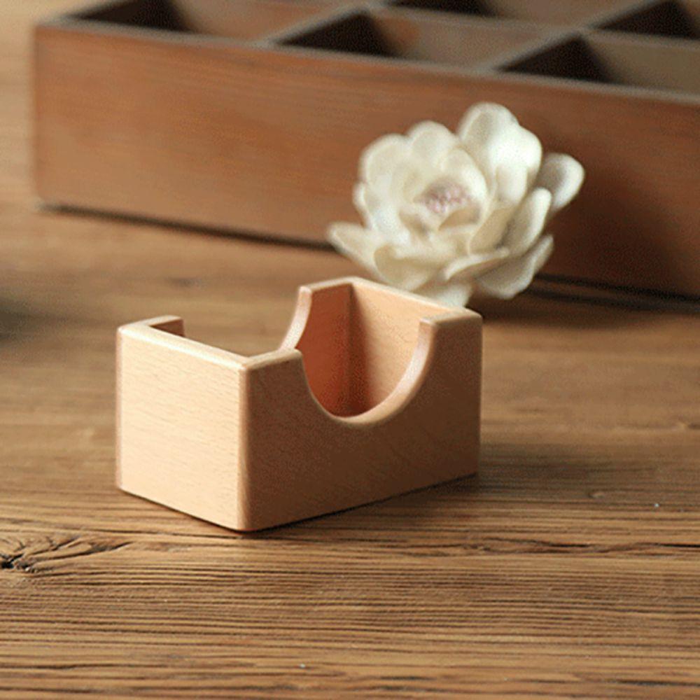 6 Stück/Set Japanischer Stil Tassenuntersetzer Rund Isoliert Tischset Teegeschirr Holz Untersetzer Geschirr