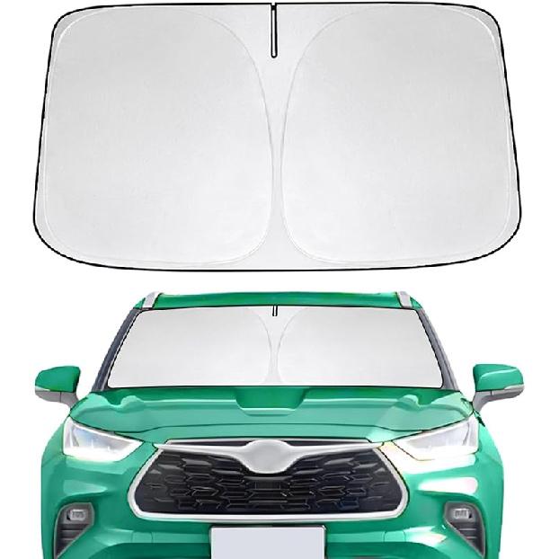 Front Windshield Sun Shade Windshield Cover Compatible With Toyota 4Runner 2010-2025, Sun Visor Protector Blocks UV Rays Sunshade For 4Runner