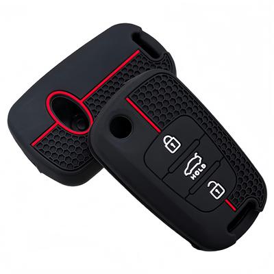 3BTN Silicone Car Key Cover Flip Case For Kia RIO K2 K5 Sportage Sorento For Hyundai I20 I30 I35 iX20 iX35 Solaris Verna