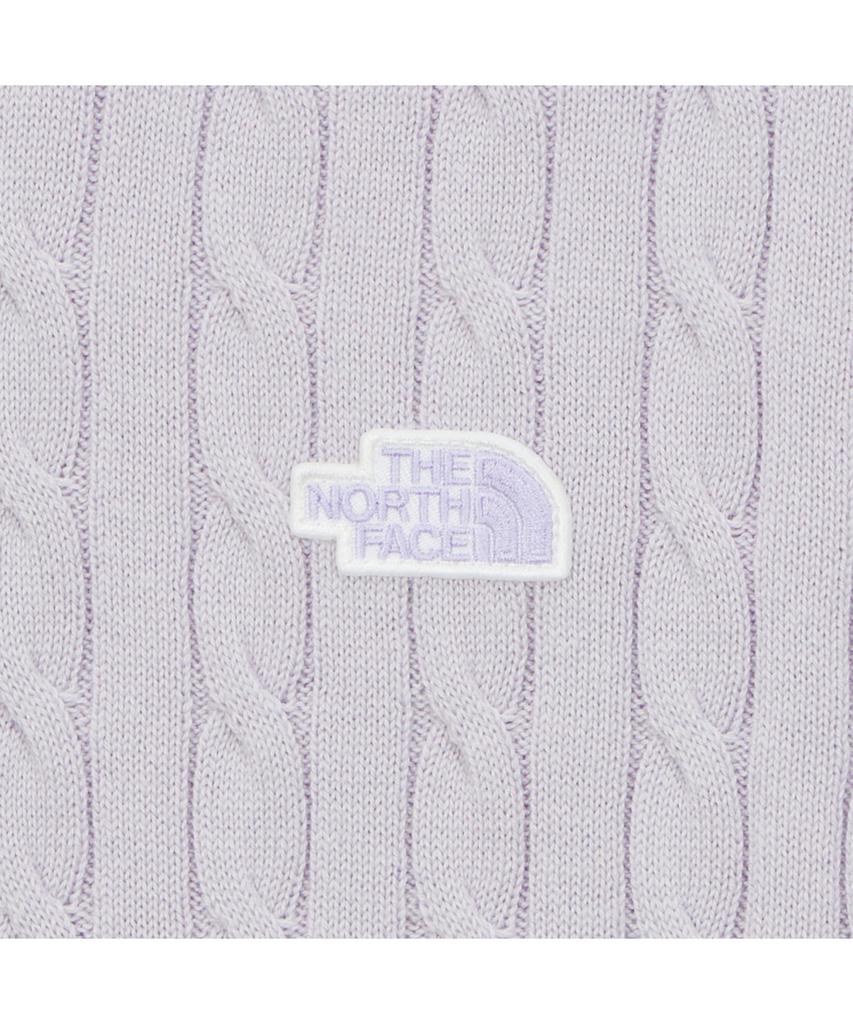 Noseupeiseu Nt7As31B Women'S Cable Short Sleeve Sweater Lilac