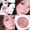 Xin Dong Baking Powder Soft Mist Blush: Enhance Complexion with Five-Flower Meat Blush Cream Palette for Women