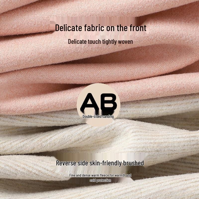 LANGSHA Unisex Thermal Underwear Set with Wool & Silk