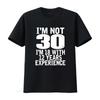 Ich bin nicht 30 18 mit 12 Jahren Erfahrung Lustiges Geburtstags-T-Shirt Herren 30. Geburtstagsfeier Idee 2023 Vintage Leicht ausgewaschen Unisex