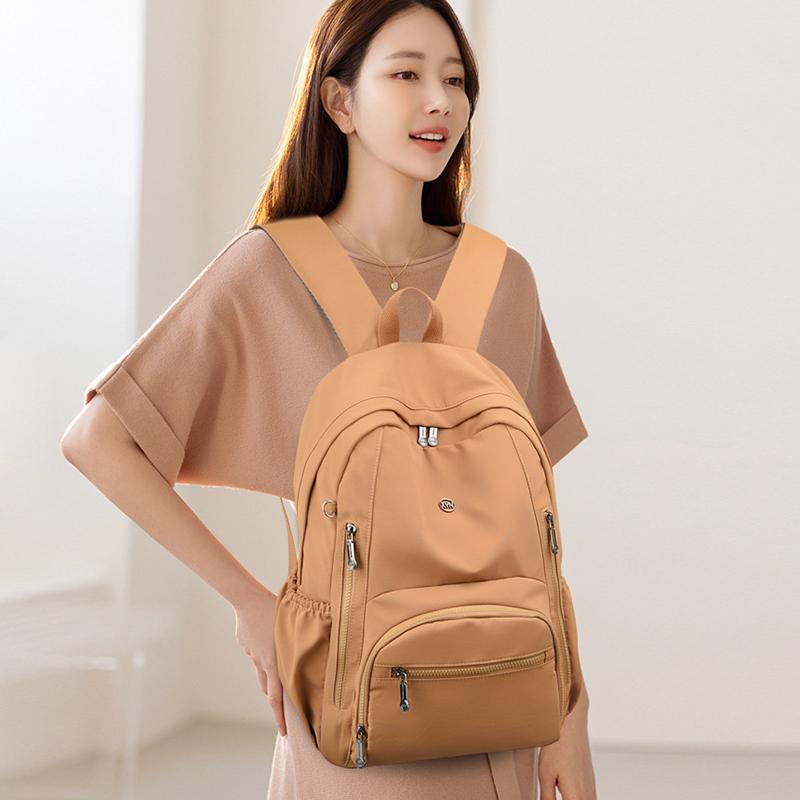 Women's Backpack Travel Backpack Large Capacity Lightweight Nylon Bag Student Schoolbag