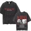 Movie Scarface Vintage Washed Tshirt Tony Montana Face Al Pacino Oversized Tshirts Men Women Fashion Hip Hop Gothic T Shirts