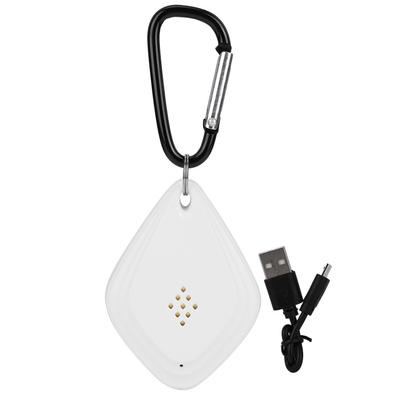 Portable Mute Ultrasonic Mosquito Repeller Killer USB Insect Repellent with Hanging Hook White