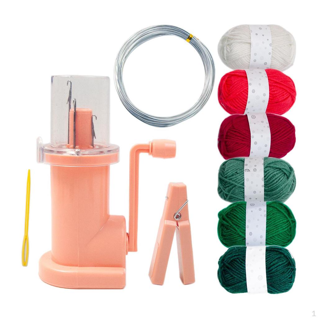 Compact Hand Knitting Machine for DIY Bracelet Making