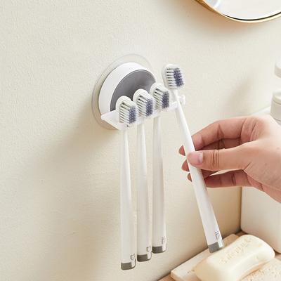Support de Brosse à Dents Mural Rangement Brosse à Dents ABS Support Brosse à Dents Électrique Accessoires de Rangement Salle de Bain Toilettes Chambre