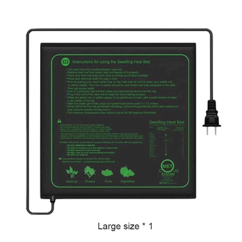 1/2/4pcs Durable waterproof seedling heating pad warm hydroponic heating pad for germination indoor gardening greenhouse US Plug