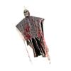 Glowing Skeleton Skull Outdoor Hanging Decoration for Halloween Party Scary Decoration Plastic Materials