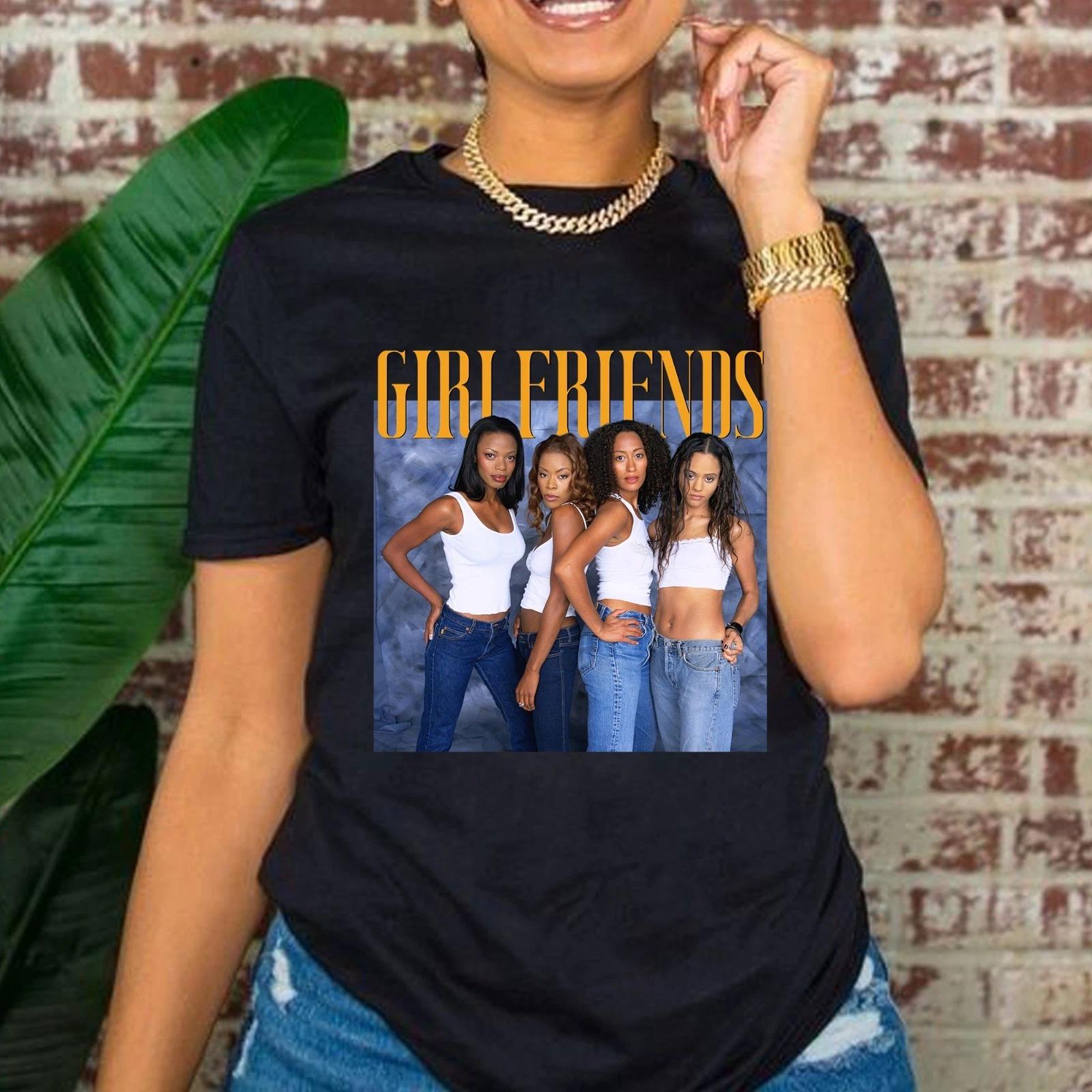 Retro Girlfriends TV Show T-shirt, Classic 2000s American Sitcom Tee Nostalgia 3XL