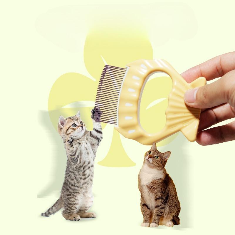 1Pc Shell Comb Cat Comb Pet Hair Removal Artifact Comb Cat Dog Massage Comb Pet Supplies
