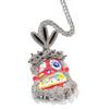 Unisex Hip Hop Drip Cartoon Pendant Necklace with Zircon