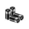 whalq7 4pcs Car Wheel Tire Valve Caps Tyre Rim Stem Covers for Tesla Model 3 Model S Model X Model Y Roadster SpaceX Cybertruck