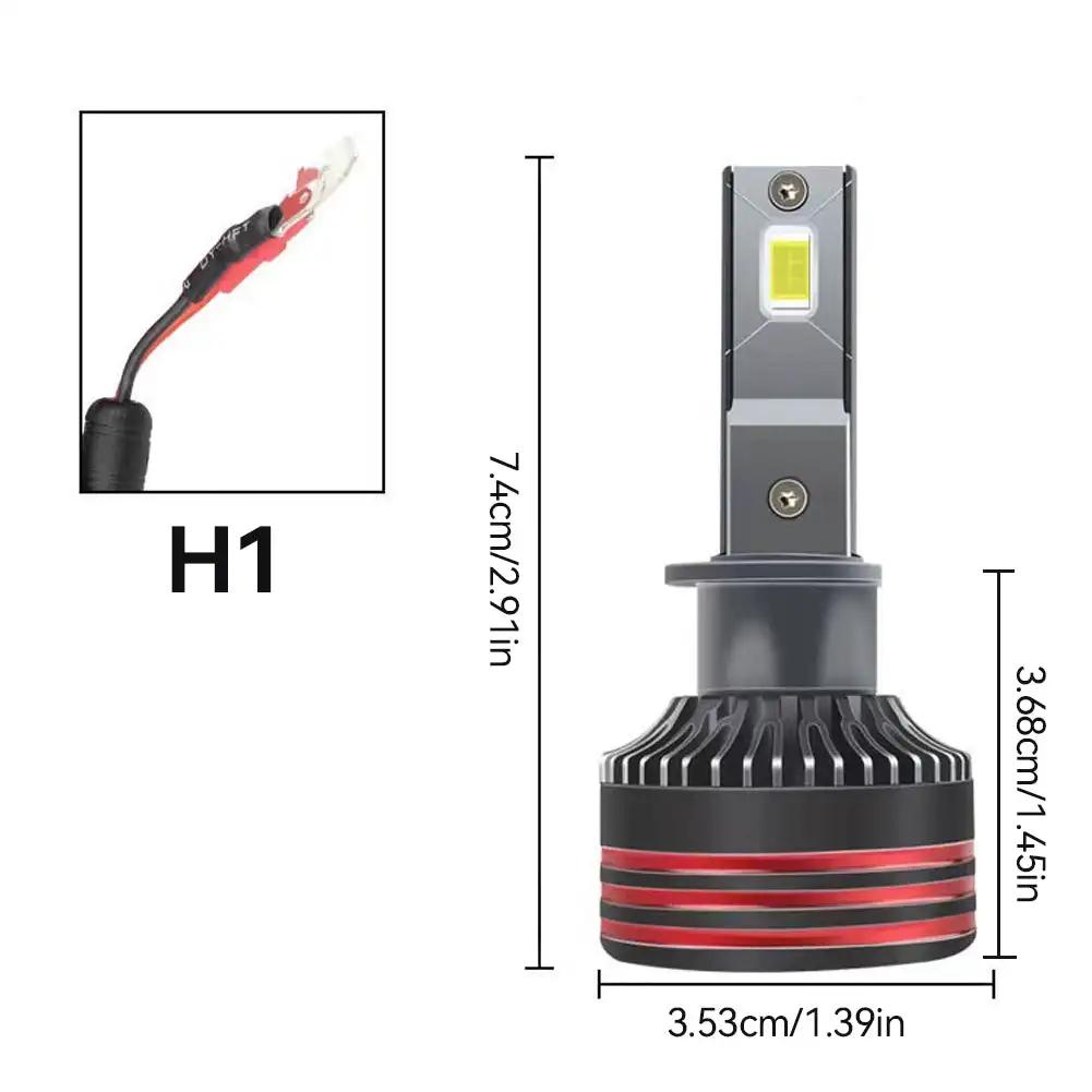 H1 H7 H11 H4 H3 9005 9006 LED Car Headlight Bulbs LED Lamp High Low Beam Bulbs Automobiles Lamp 12000LM 120W Lights White M8pro