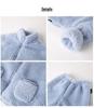 Kinder Korallenfleece Pyjama: Jungen Flanell Winter Warm Zweiteiliges Set