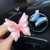 2025 New Model Butterfly Flower Car Fragrance Diffuser Air Freshener for Car Air Conditioning Vent Decoration for Women's Car Interior