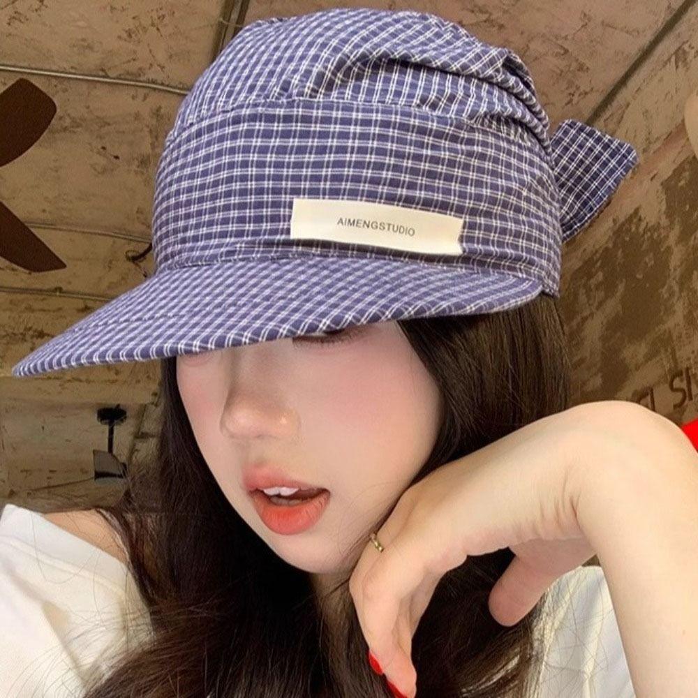 Lace Sunscreen Headscarf Hat Rural Style Strappy Bandana Cap Simple Headscarf Baseball Hat  Summer