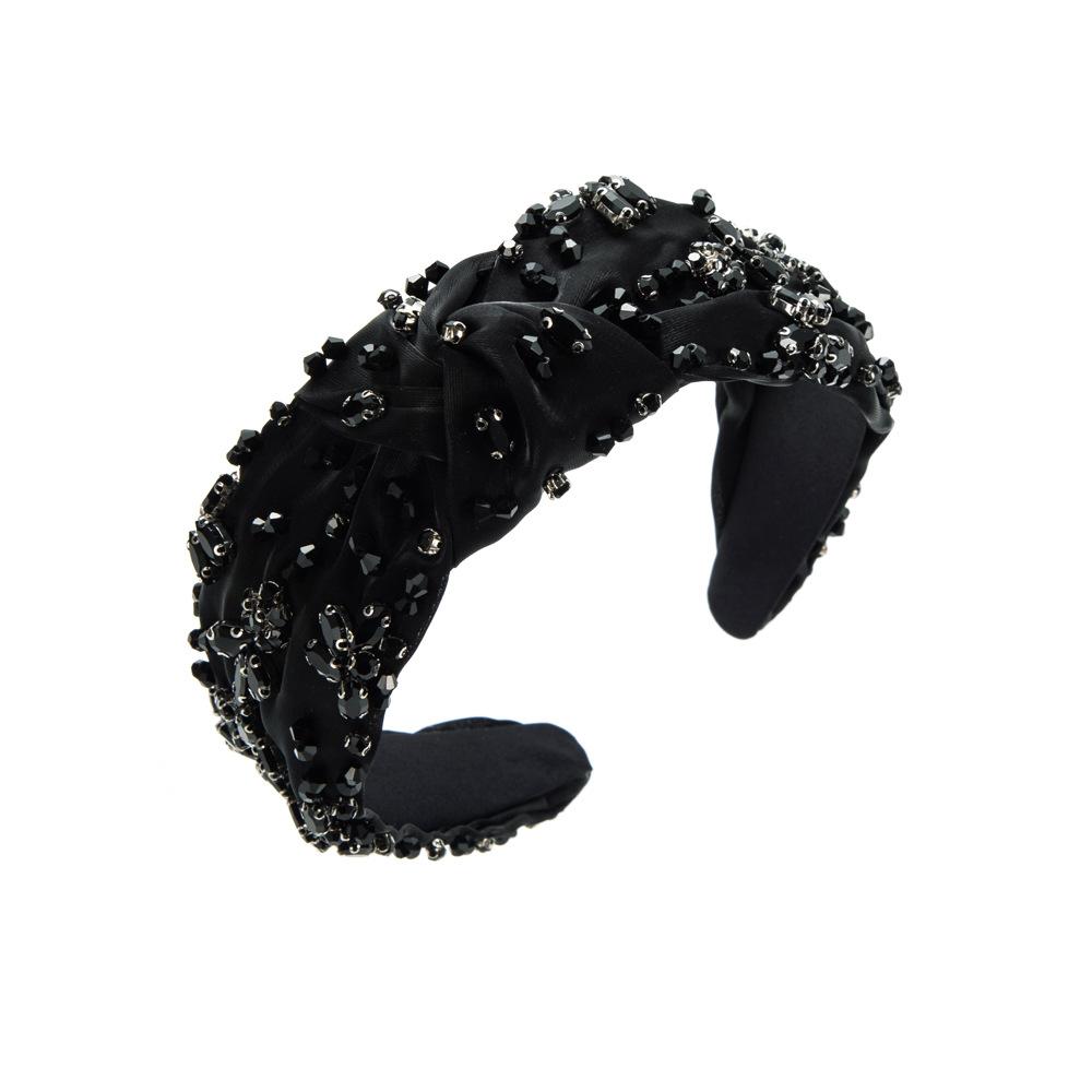 

Корейская мода Новая тяжелая промышленность Полностью бриллиантовая повязка на голову Модный темперамент Сетка Высококачественные аксессуары для волос