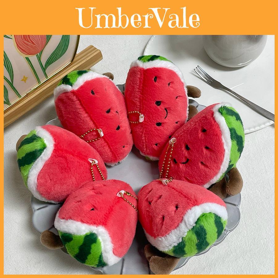 Watermelon Plush Toy Kids Gift Cute Fruit Hanging Doll With Pp Cotton Fill For Children