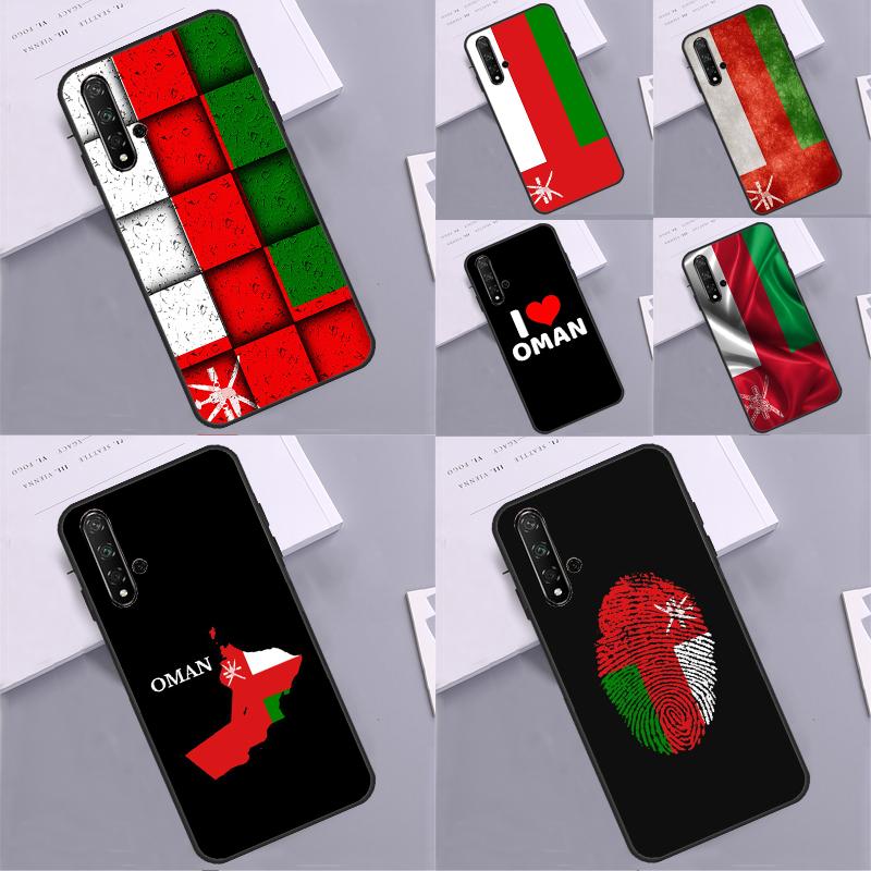 Oman Flag For Huawei Nova 9 10 SE 12i 11i 8i 12s Y90 Y60 Y70 Y72 Y61 Y91 P20 P40 P30 Lite P60 Pro Case