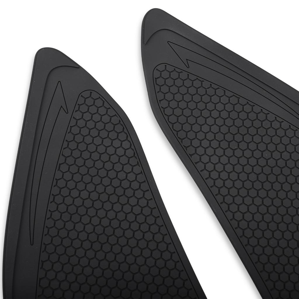 BYEMTTY Motorcycle Tank Compatible with Kawasaki 2024 Traction Pad, ZX-6R Model, 8BL-ZX636J Pad, (Black)