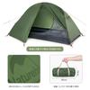 Naturehike Freestanding Double Layer Tent 3 Season Outdoor Camping Bike Touring Tent Ultralight Outdoor Waterproof Silica 1 (20D Gel, Orange, Person)
